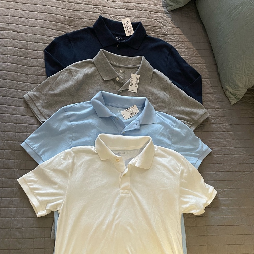 4 Children’s Place Polos brand new